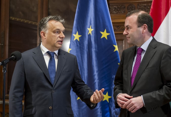 Orbáns Antwort an Manfred Weber post's picture