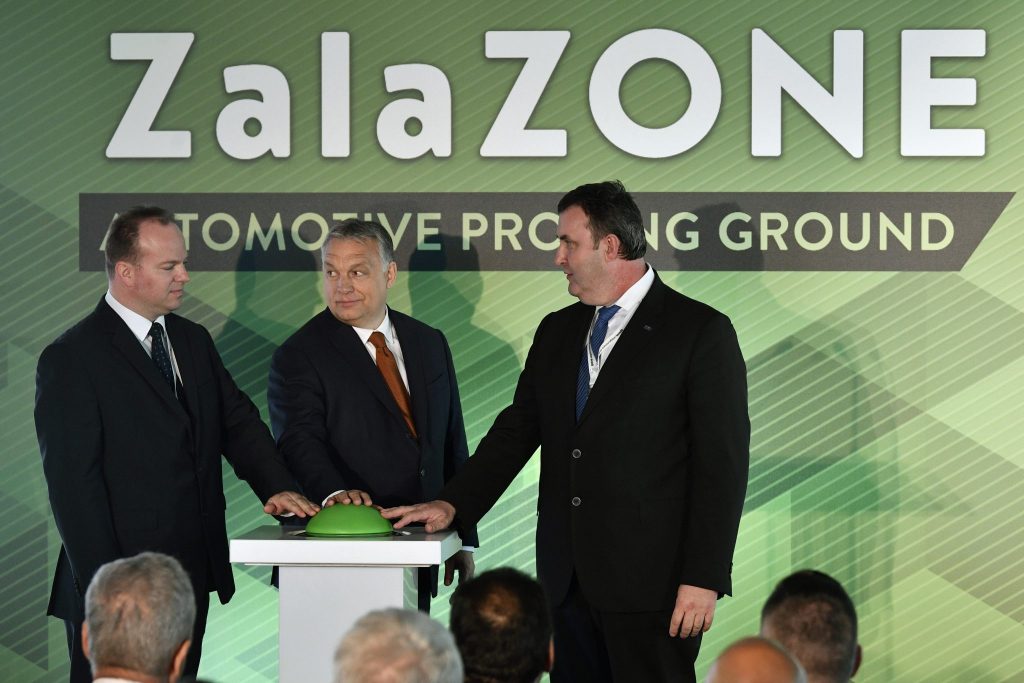 Orbán eröffnet Teststrecke für selbstfahrende Fahrzeuge in Zalaegerszeg post's picture
