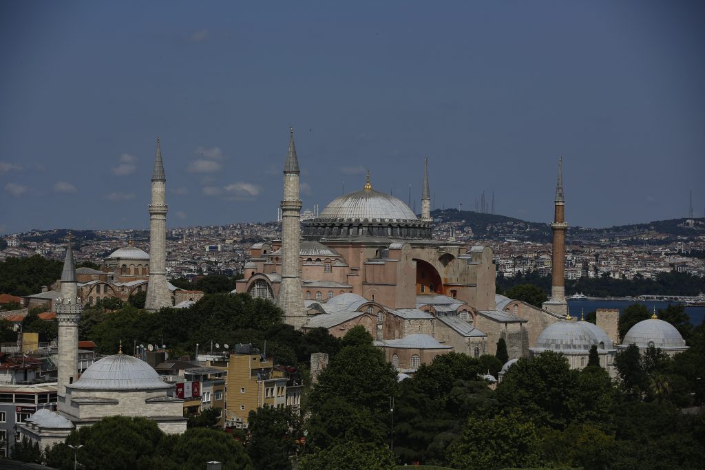 Hagia Sophia, mit Mosaik eines ungarischen Heiligen, in Moschee umgewandelt post's picture