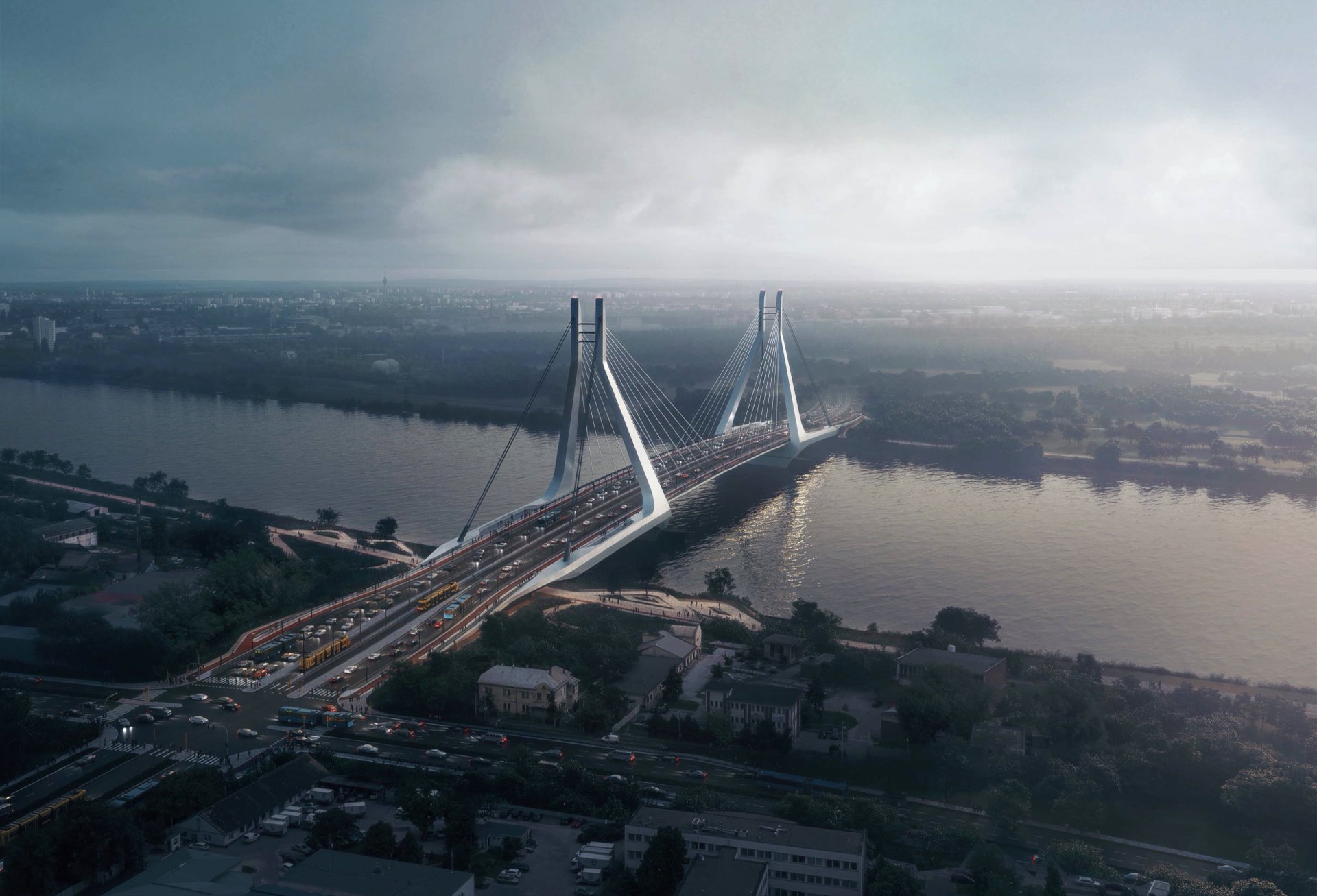 So wird die neue Brücke von Budapest aussehen – Foto!