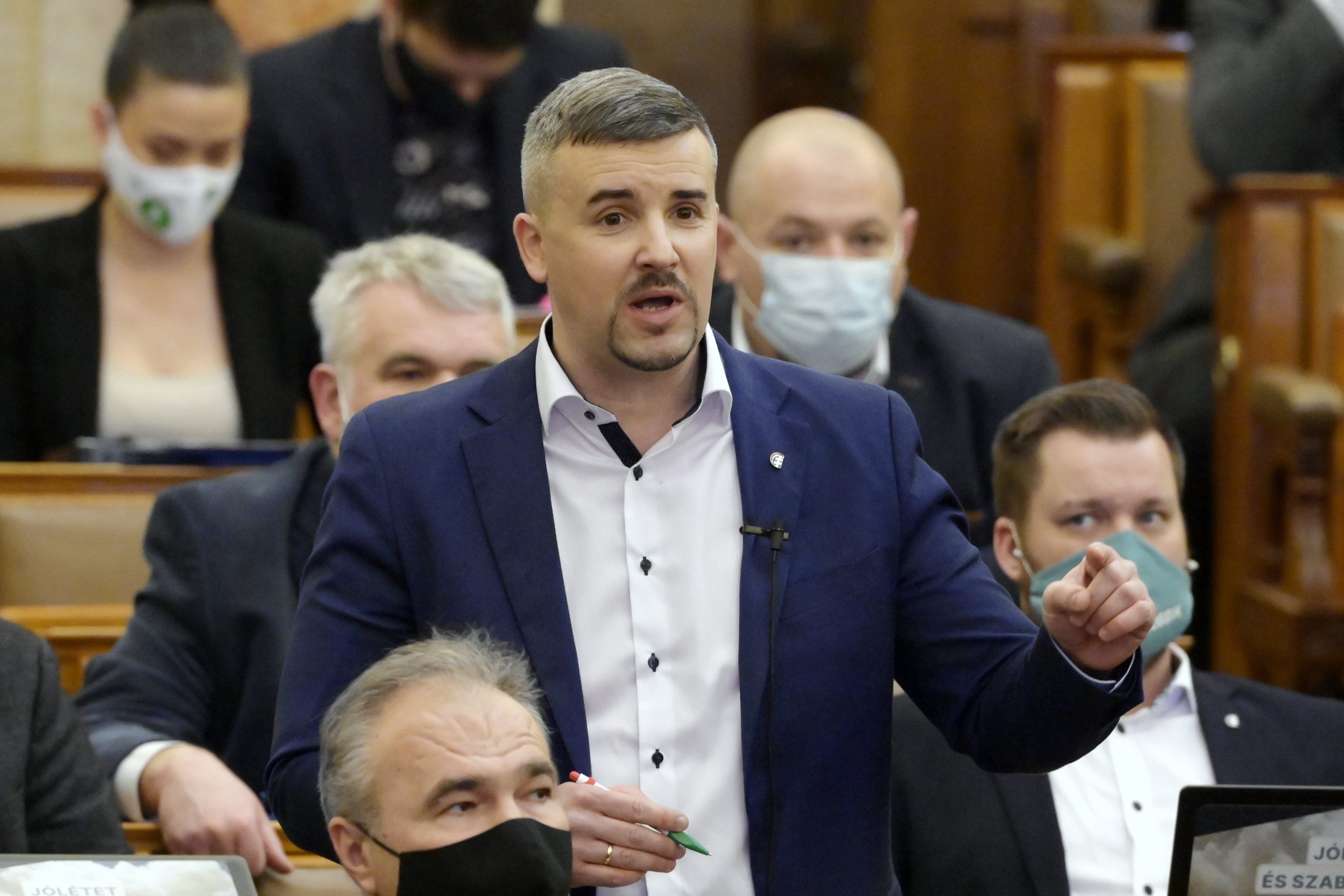 Oppositionelle Jobbik im Parlament: 