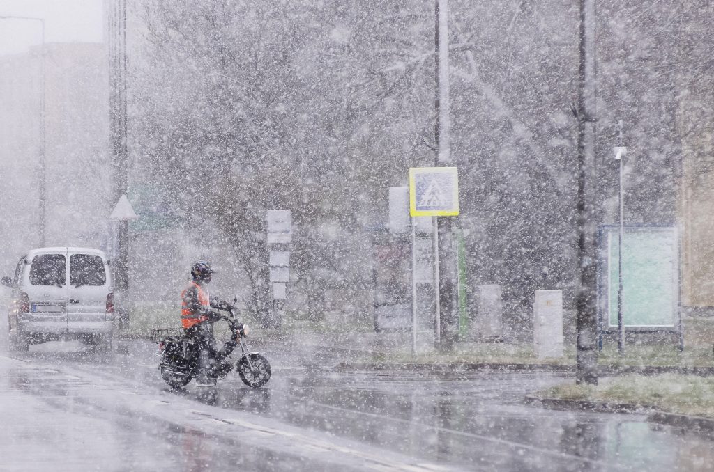 Schneefall in Westungarn verursacht Unfälle post's picture