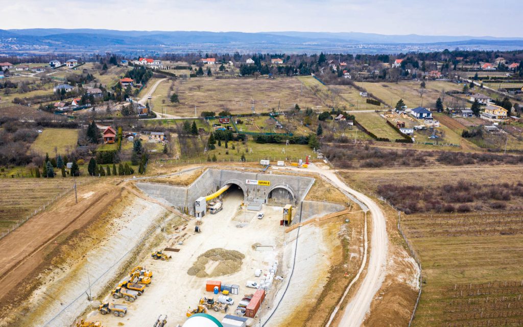 Autobahn M85: Bau des Umfahrungstunnels Sopron (Ödenburg) ist voll im Gange post's picture