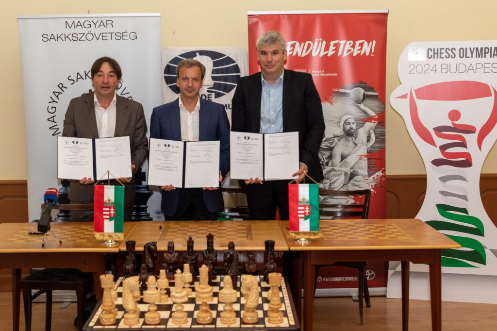 Ungarischer Schachverband unterzeichnet Vertrag zur Ausrichtung der Schacholympiade 2024 post's picture