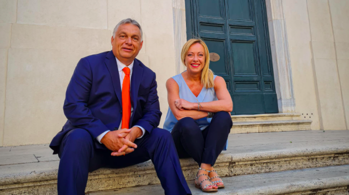 Orbán trifft mit Parteivorsitzenden der Fratelli d’Italia in Rom post's picture