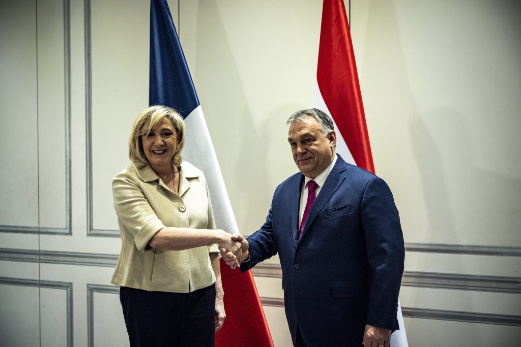 Orbán führt Gespräche mit Le Pen in Madrid post's picture