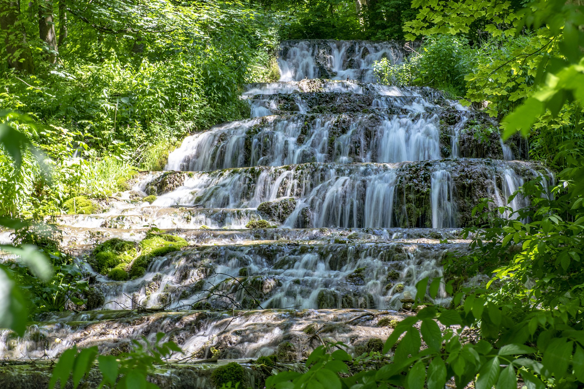 Wasserfall in Lillafüred wurde trocken gelegt
