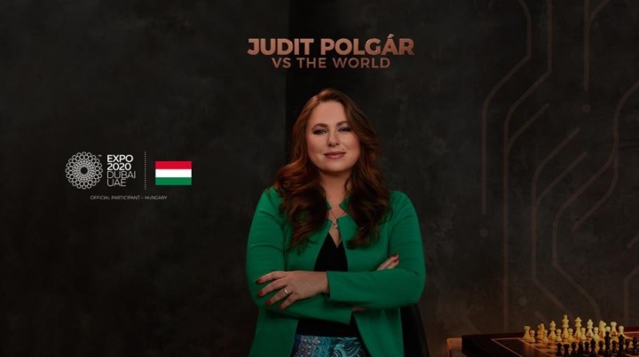 Die ganze Welt wird gegen ungarische Schachkönigin Judit Polgár spielen post's picture