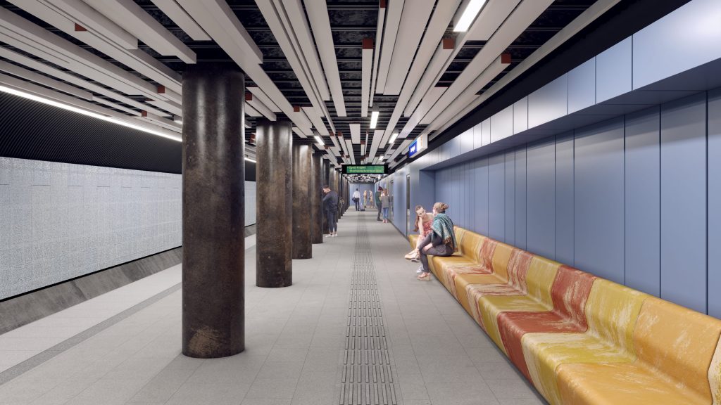 So werden die erneuerten M3-Metro-Stationen nach ihrer Fertigstellung aussehen post's picture
