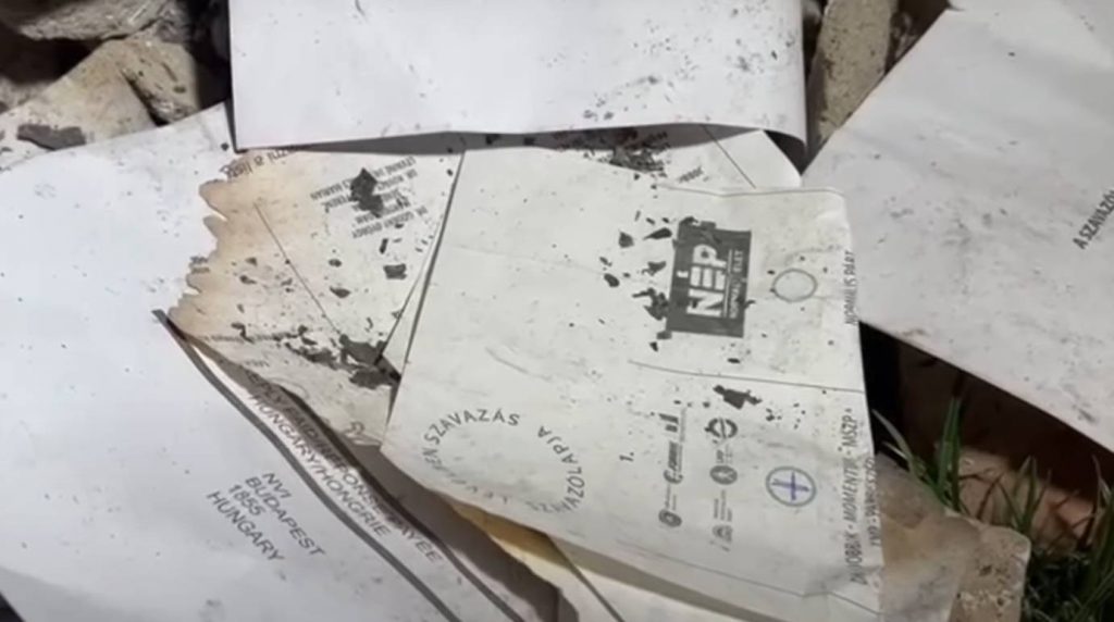 Weggeworfene, verbrannte Briefwahlstimmen gefunden post's picture