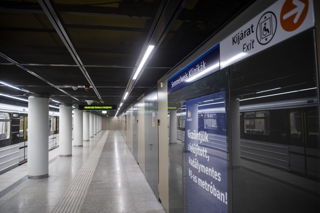 Ein weiterer erneuerter Abschnitt der Budapester U-Bahn wird wiedereröffnet – FOTOS post's picture