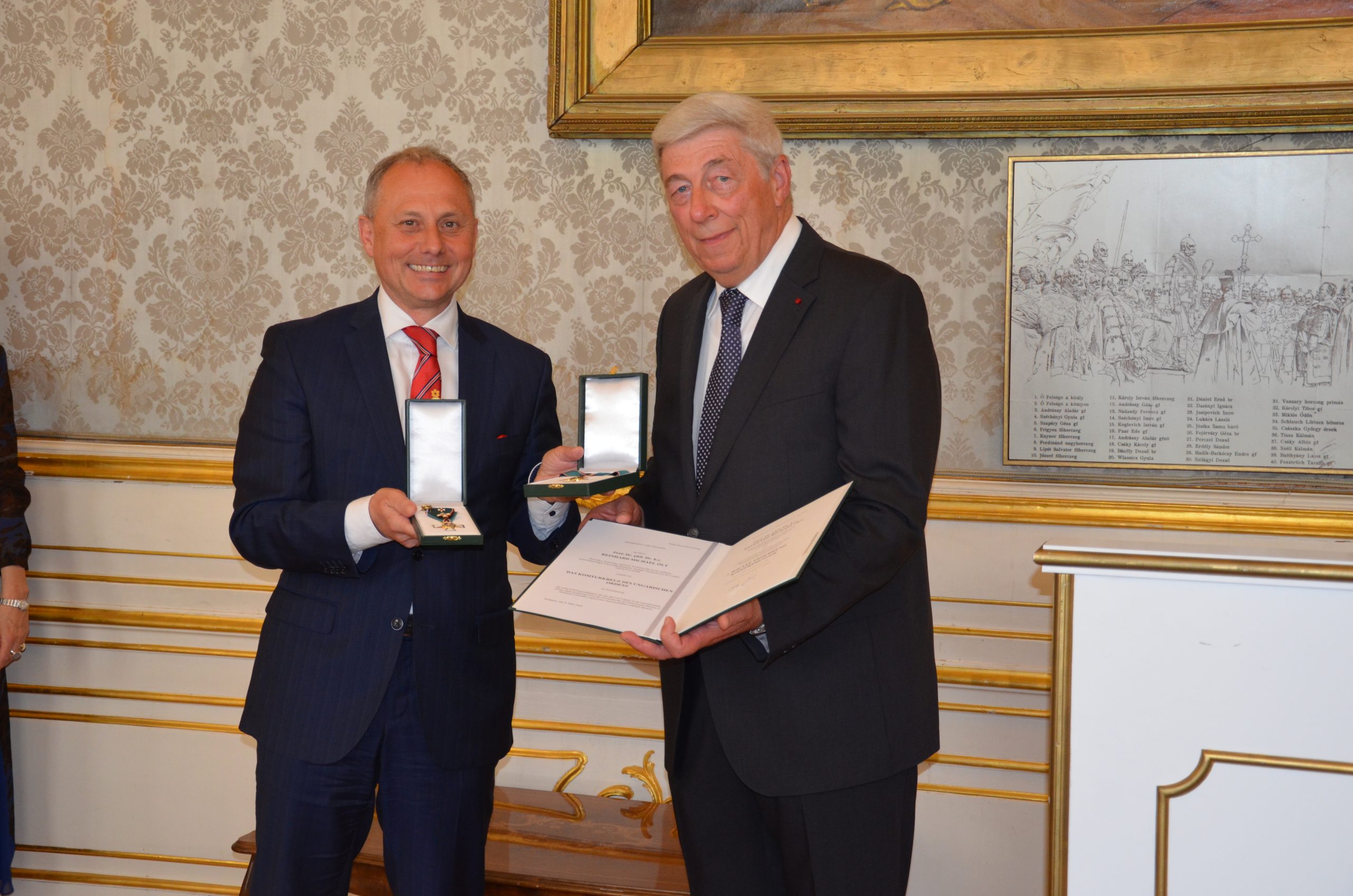 Ungarns Verdienstorden ging an deutschen Professor Reinhard Olt: “Für mich ist dies das größte, was ich bis jetzt bekommen habe”