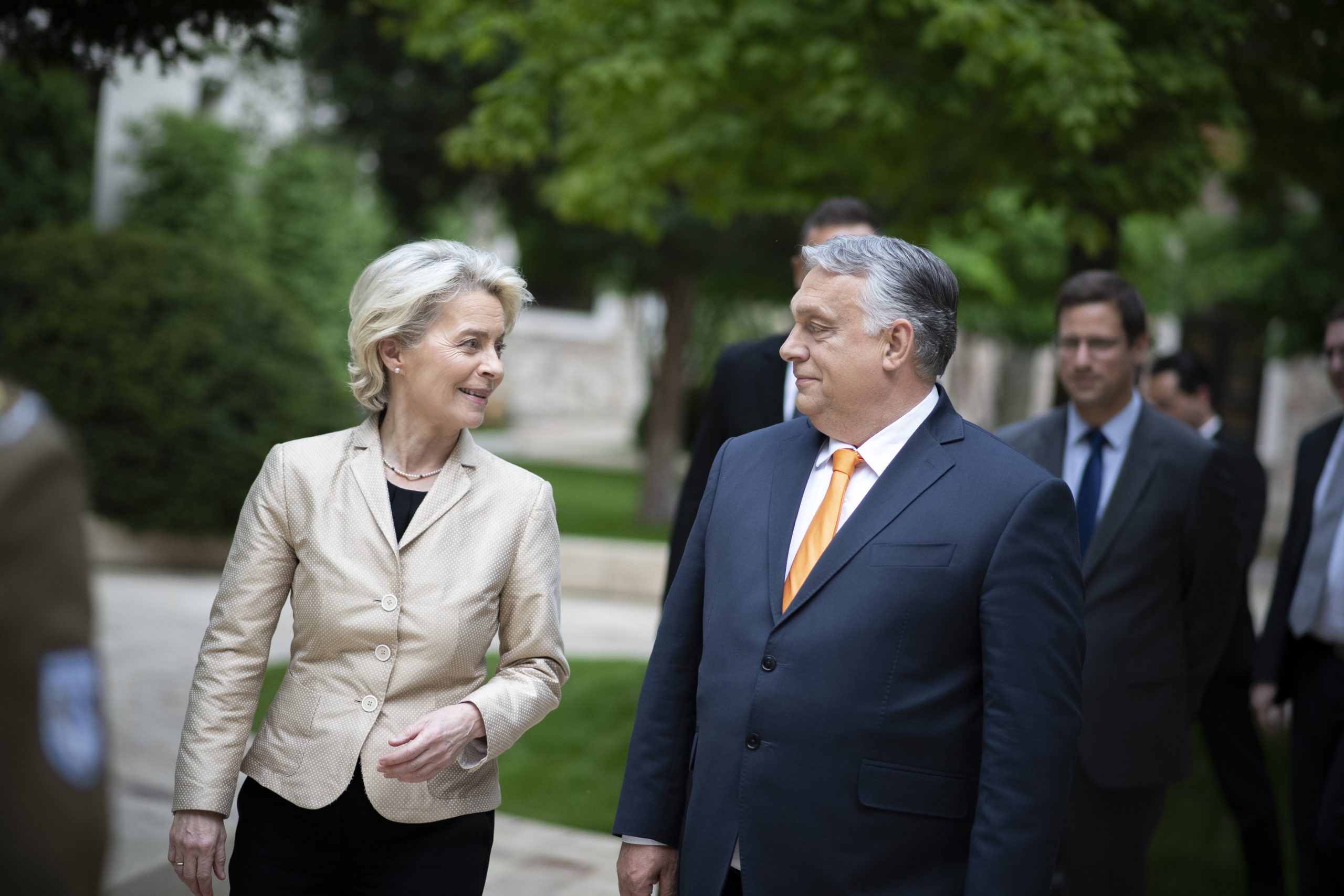 Orbán führt Gespräche mit Ursula von der Leyen in Budapest