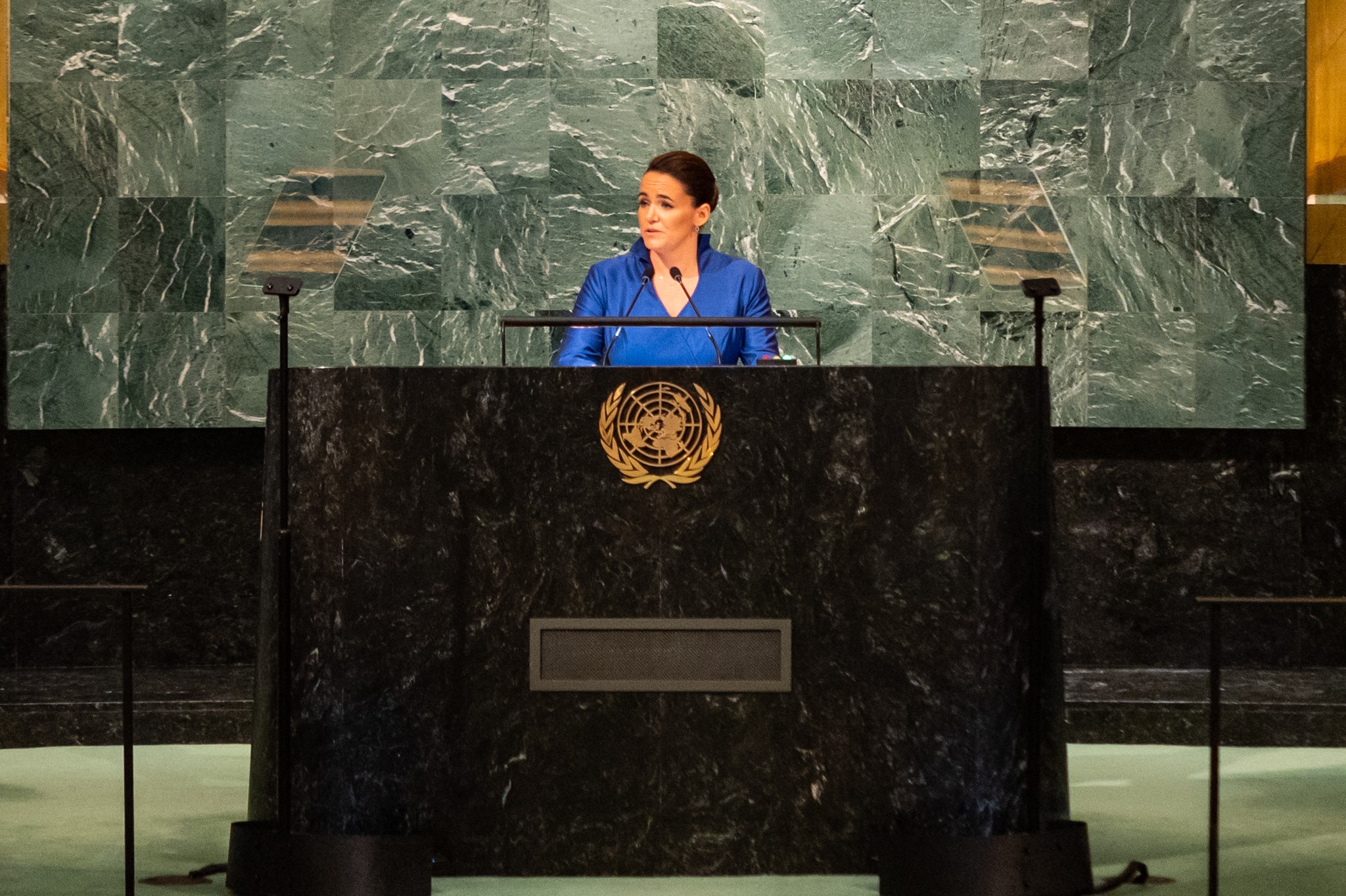 Staatspräsidentin Novák ruft in der UN-Generalversammlung zum Frieden auf