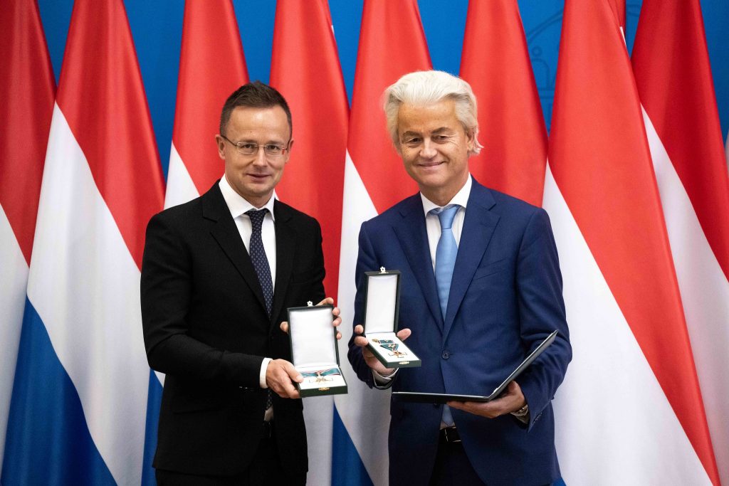 Geert Wilders erhält den ungarischen Verdienstorden post's picture