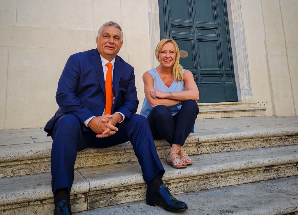 Viktor Orbán dankt Giorgia Meloni auf Twitter post's picture