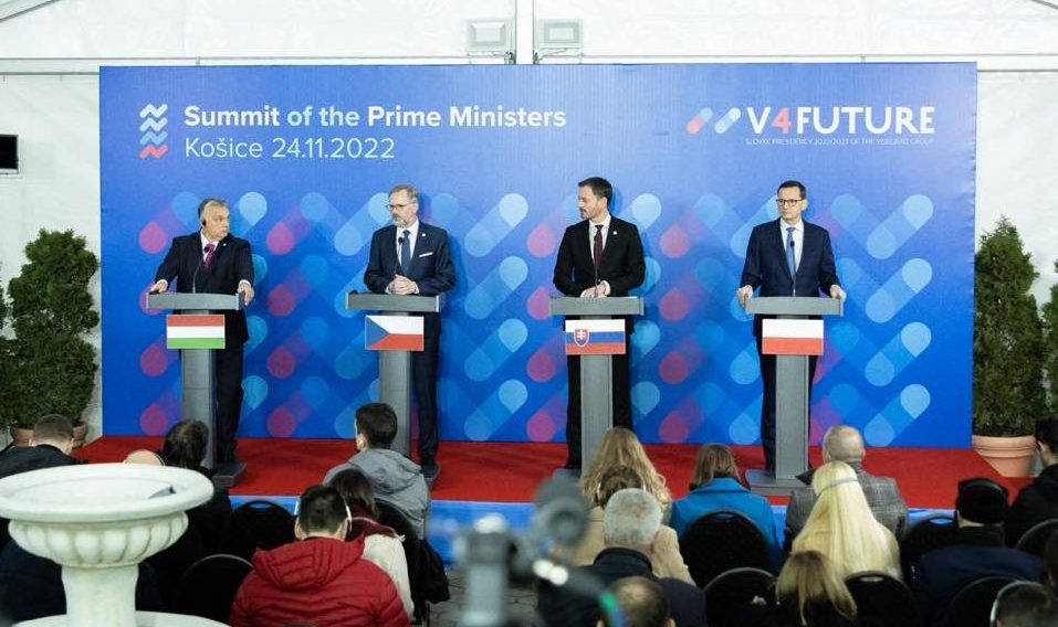 Regierungschefs der Visegrád-Vier sind sich in grundlegenden Fragen zum Krieg in der Ukraine einig