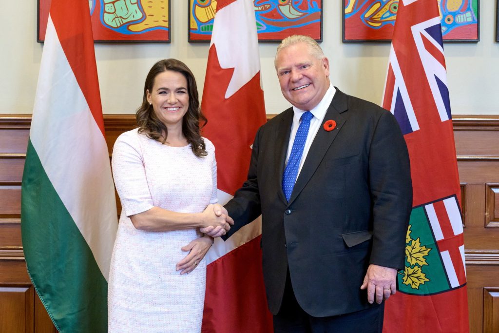 Staatspräsidentin Novák trifft den Premierminister von Ontario post's picture