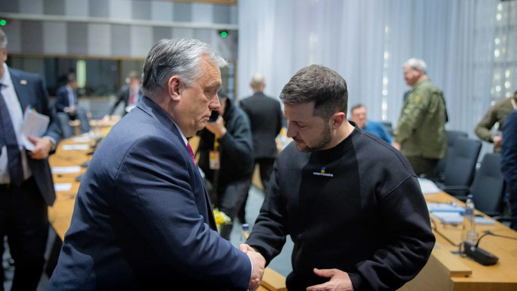 Viktor Orbán trifft Wolodymyr Selenskyj in Brüssel post's picture