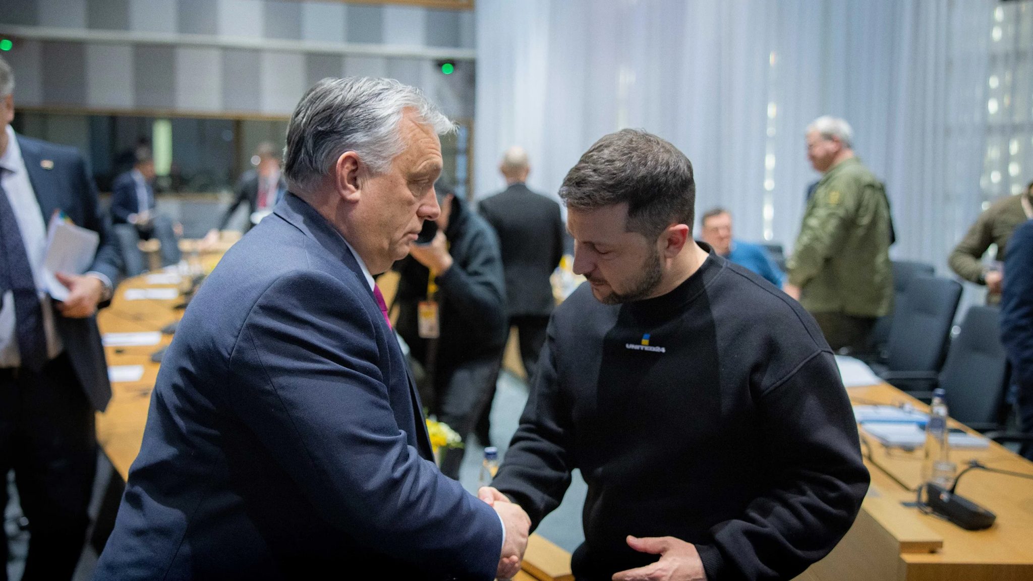 Viktor Orbán trifft Wolodymyr Selenskyj in Brüssel