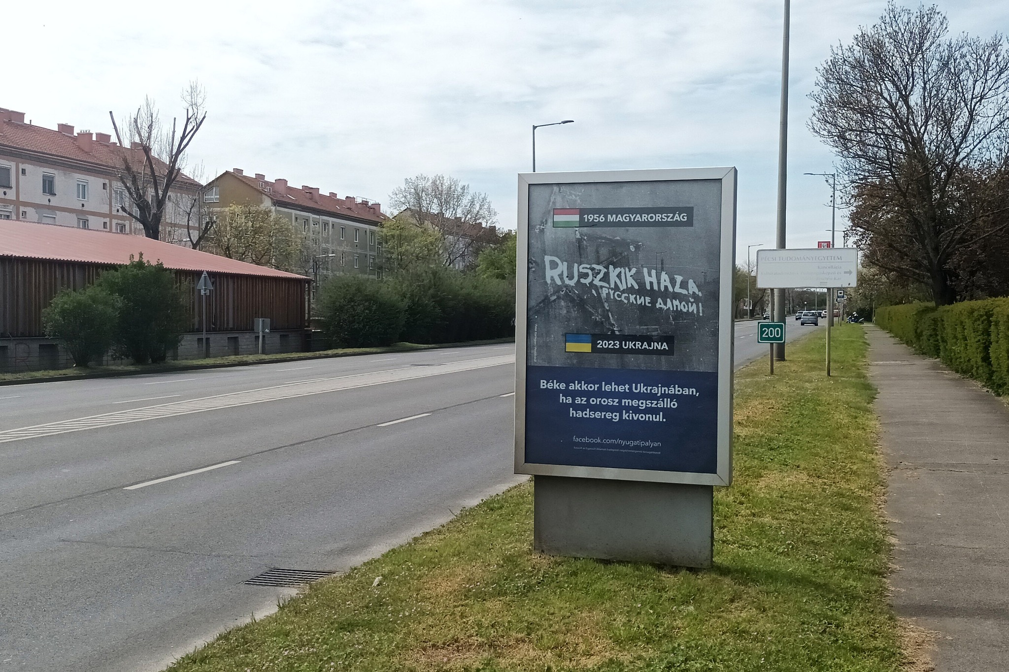 US-Botschaft in Budapest sponsert Plakatkampagne