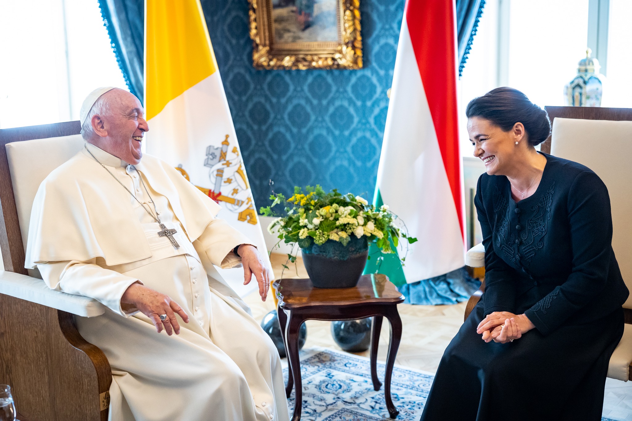 Präsidentin Novák: Es war gut, während des Papstbesuches Ungar zu sein