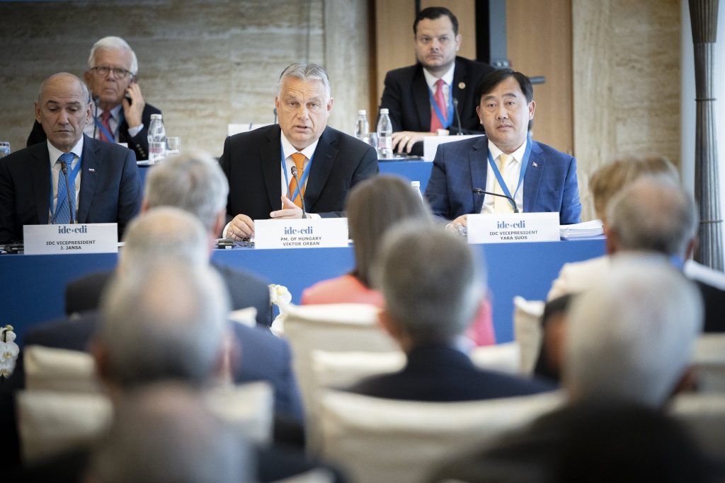 Viktor Orbán sprach auf dem internationalen Treffen der Zentristen in Slowenien post's picture