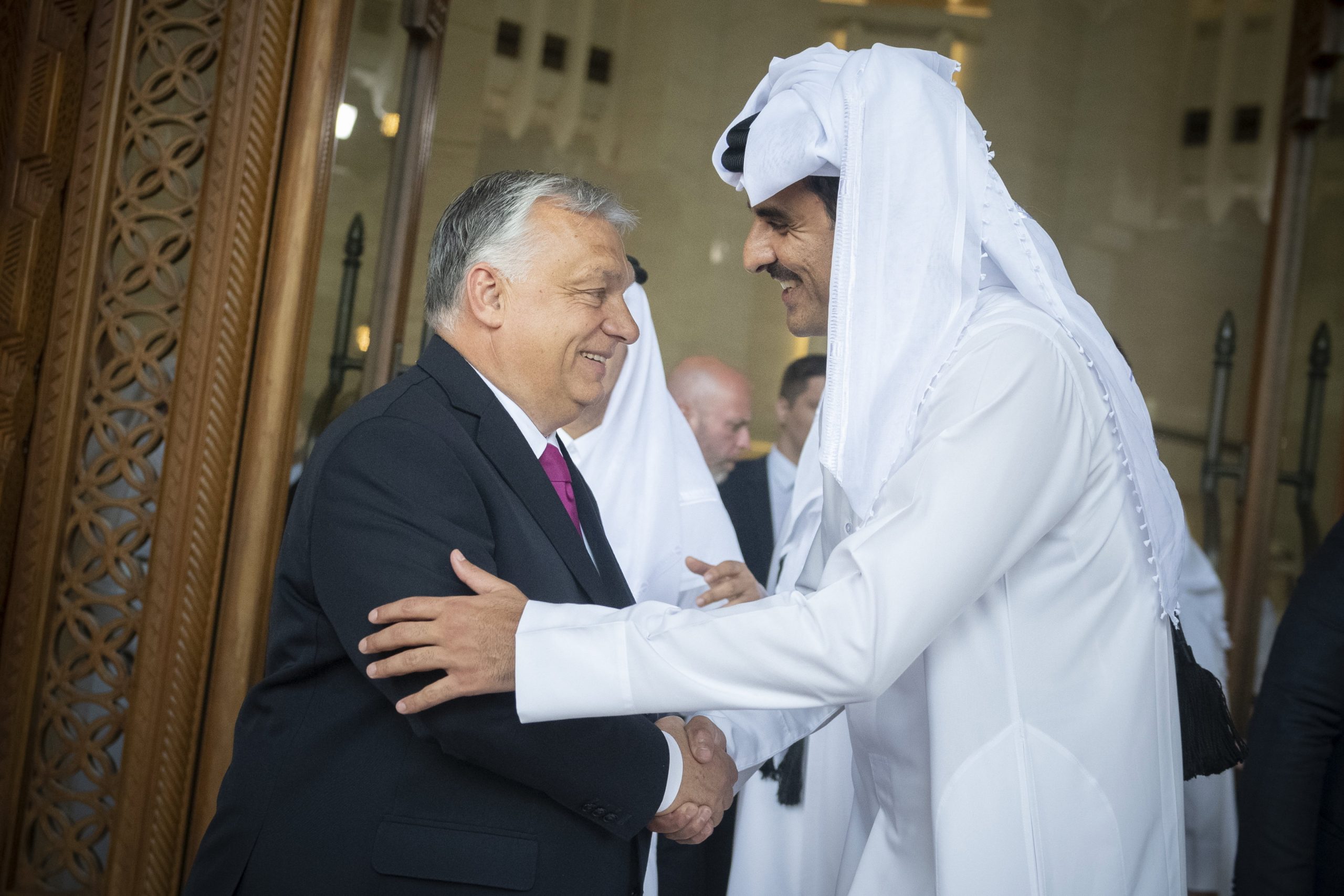 Der Emir von Katar empfing Viktor Orbán
