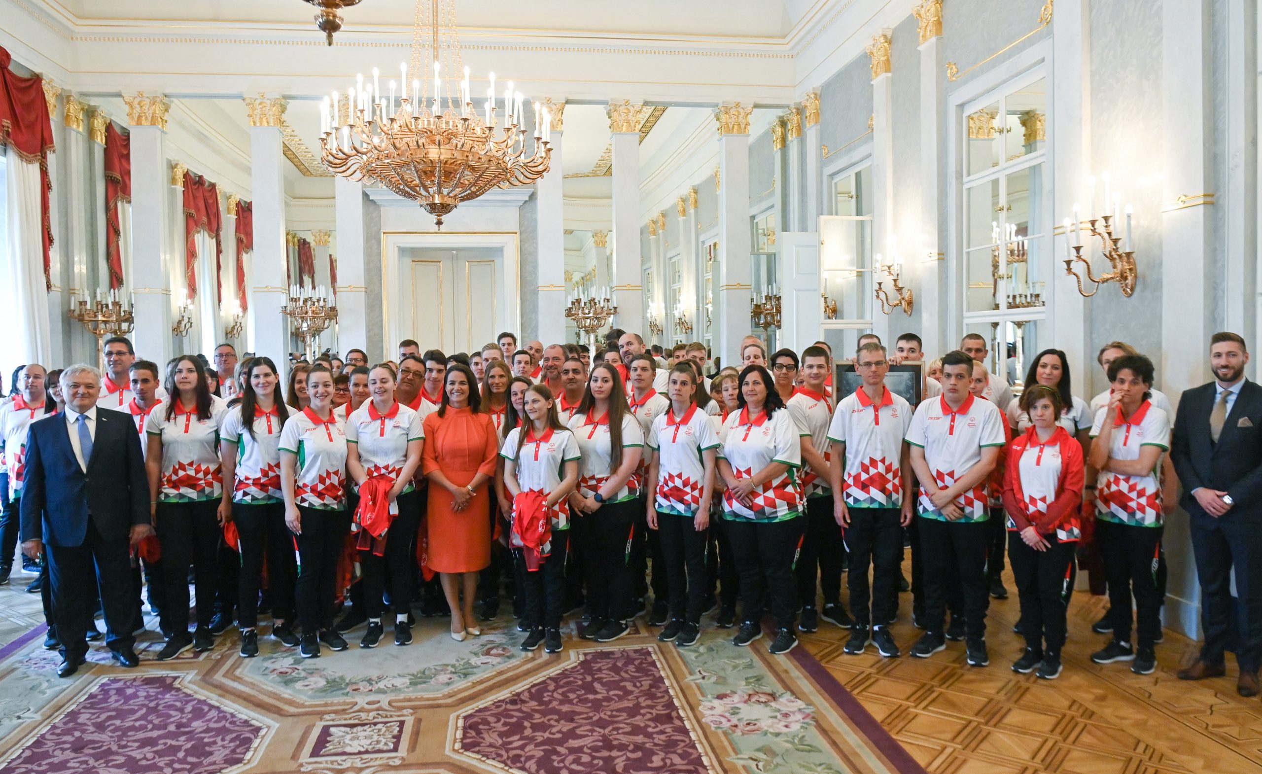 Staatspräsidentin Novák empfing das Team, das zu den Special Olympics reist