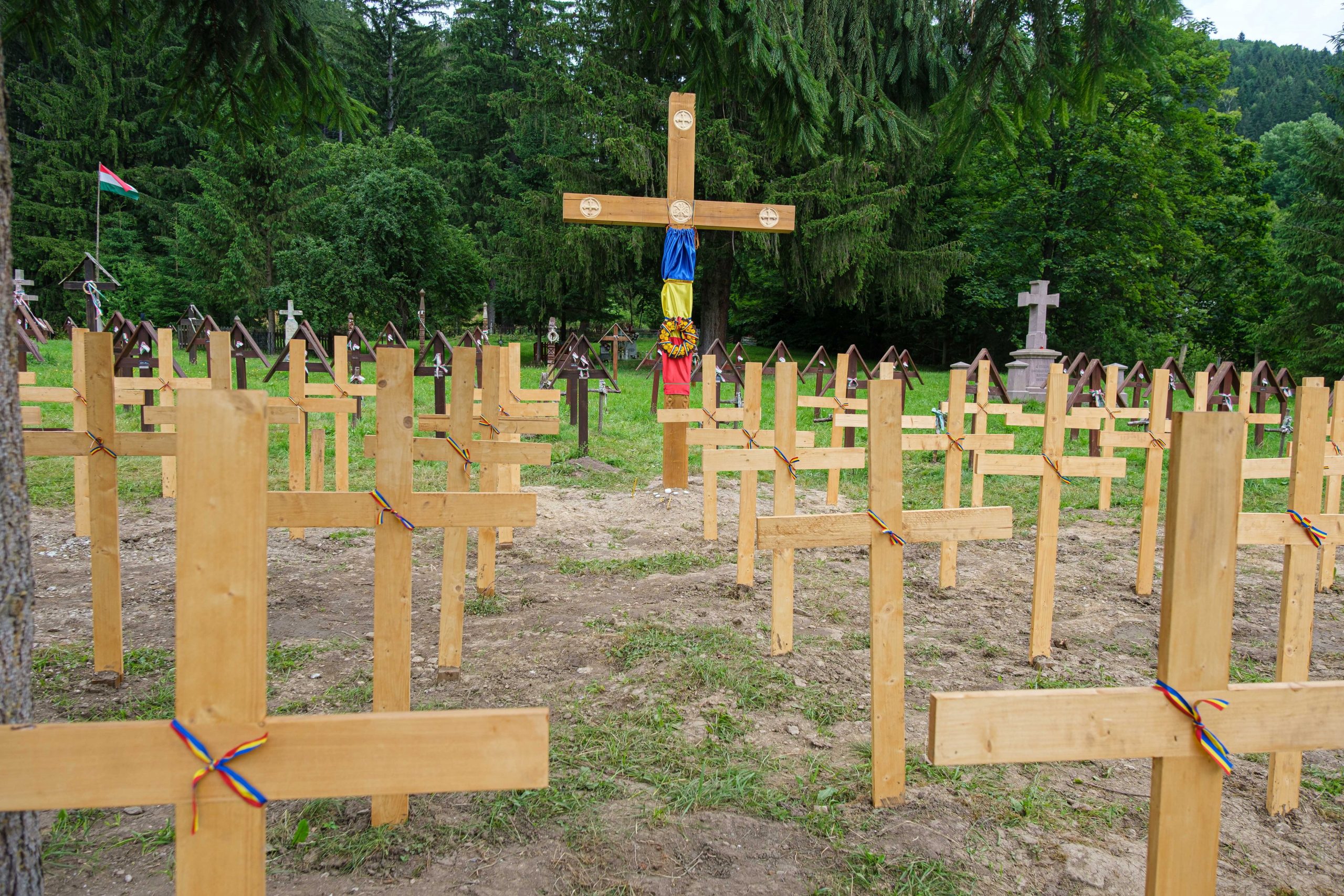 Geschändeter internationaler Soldatenfriedhof: 