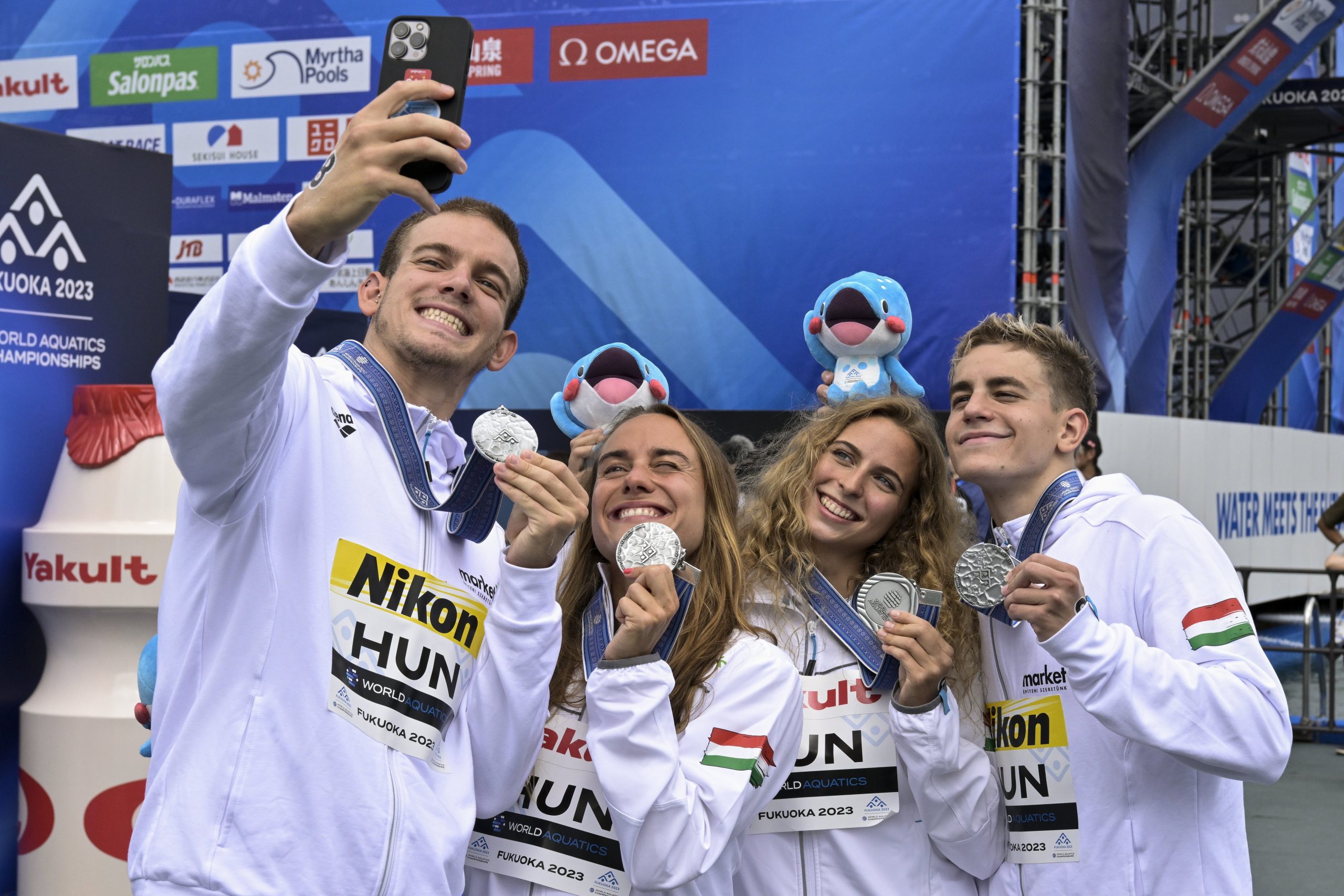 Schwimm-WM: Silbermedaille für Freiwasser-Staffel
