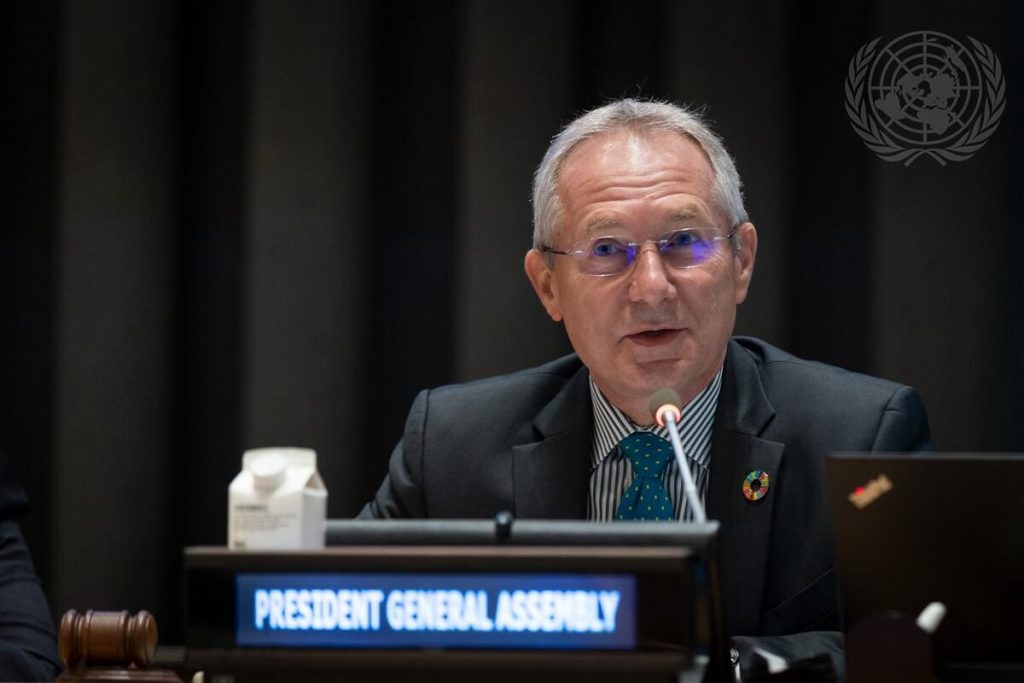 Der scheidende ungarische Präsident der UN-Generalversammlung ruft zur „Transformation“ auf post's picture