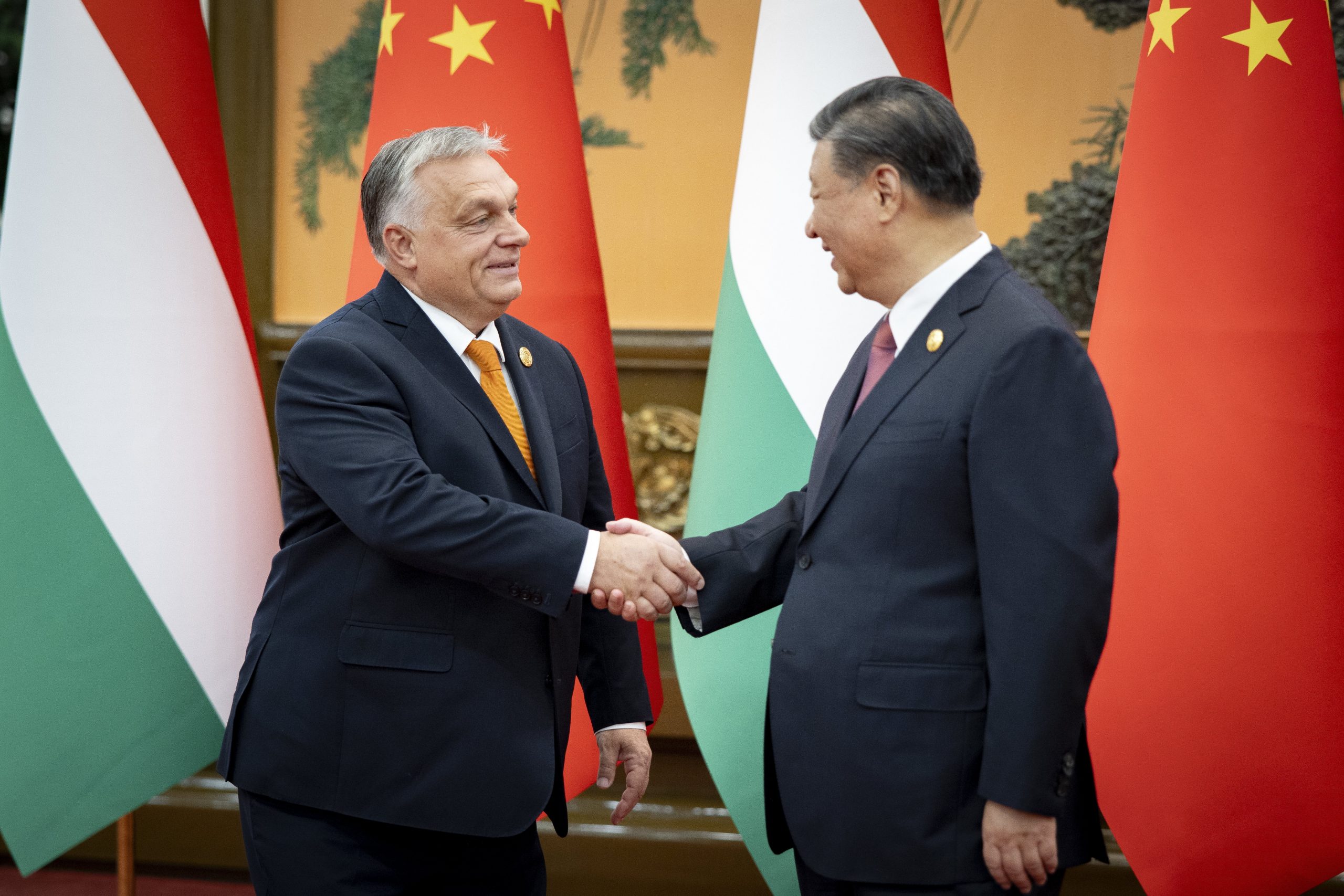 Viktor Orbán im Gespräch mit Xi Jinping