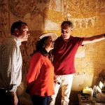 Staatspräsidentin besucht ungarische Archäologen bei Luxor