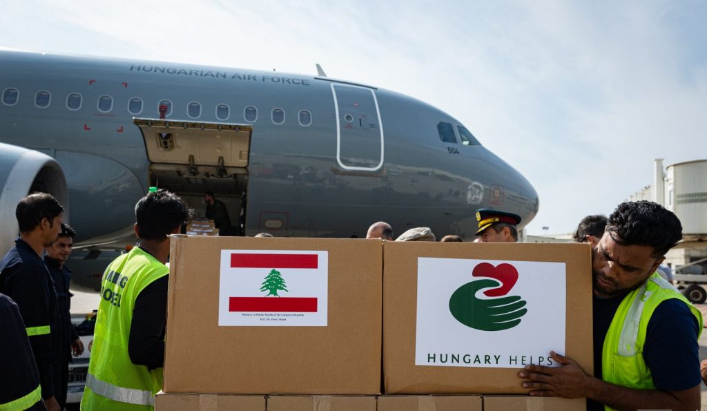 Ungarische Luftwaffe transportiert Hilfslieferung für libanesische Christen post's picture