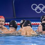 Wasserballmannschaft der Männer unter den besten Acht im Weltcup