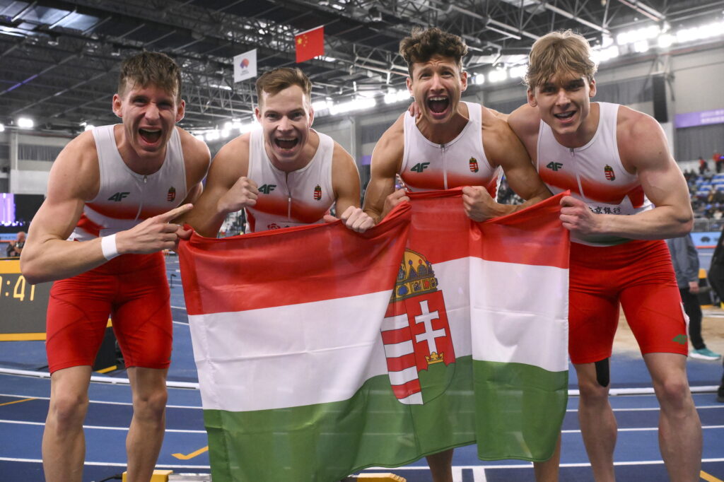 Ungarische 4×400-Männerstaffel gewinnt Bronzemedaille bei Hallen-WM mit Landesrekord post's picture